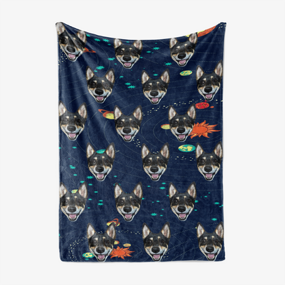 Original Pet Pop Art Fleece Blanket