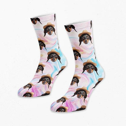Custom Pet Art Socks