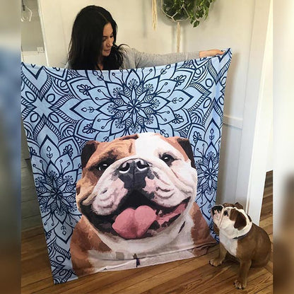 Original Pet Pop Art Fleece Blanket